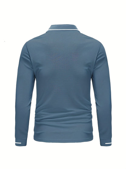 Reginald | Refined Long-Sleeve Polo Shirt