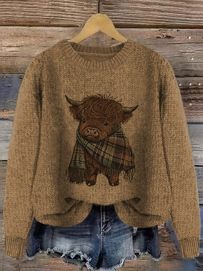 Bonnie | Cosy Highland Cow Pullover