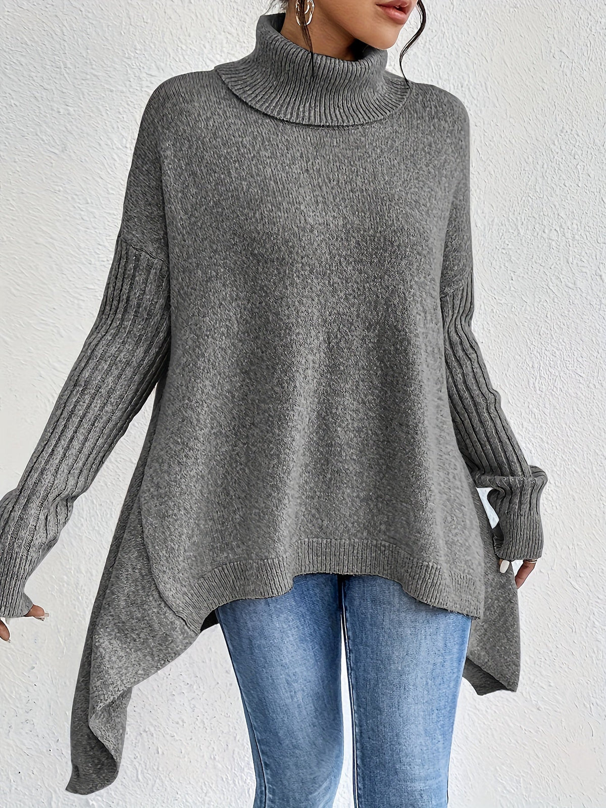 Isla - Oversized Turtleneck Sweater