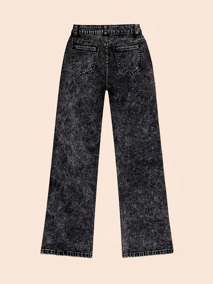 Annabel | Wide-Leg Straight Jeans
