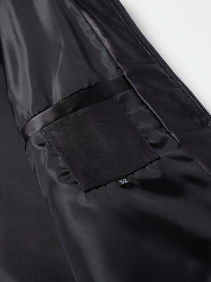 Calvin | Refined Zip-Up Bomber Jacket
