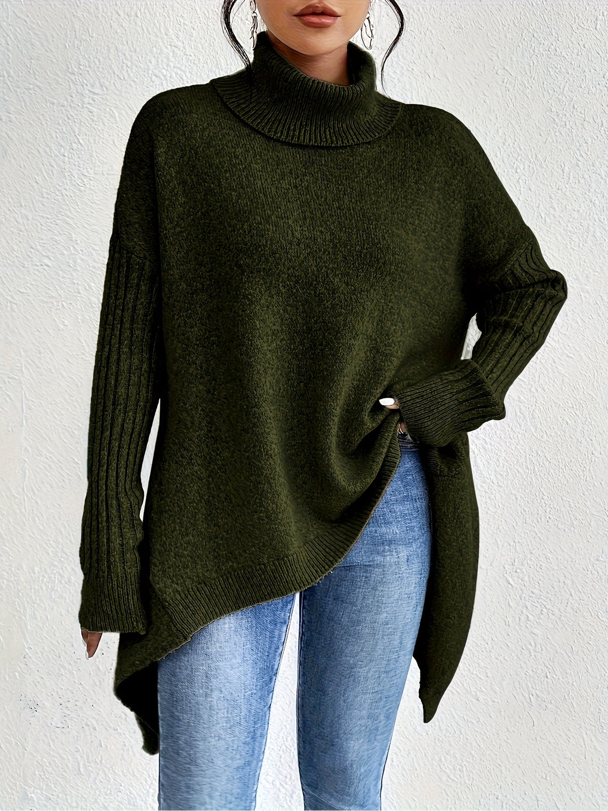 Isla - Oversized Turtleneck Sweater