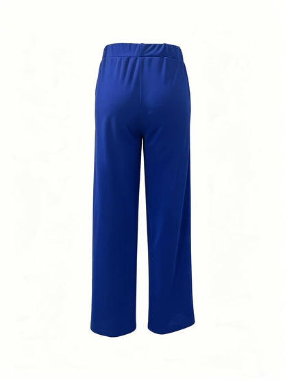 Marlene | High-Waisted Straight-Leg Trousers