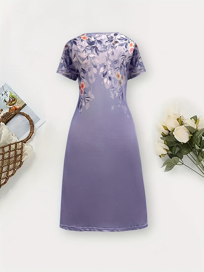 Della | Floral A-Line Midi Dress