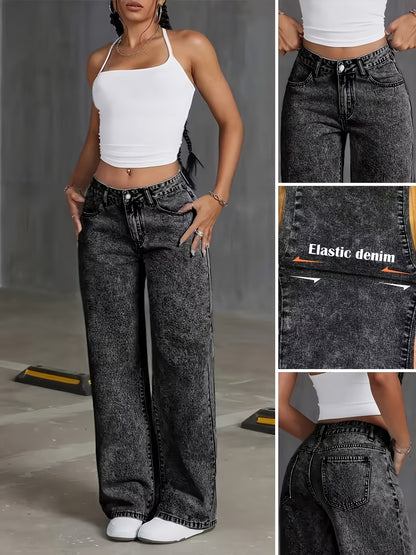 Annabel | Wide-Leg Straight Jeans