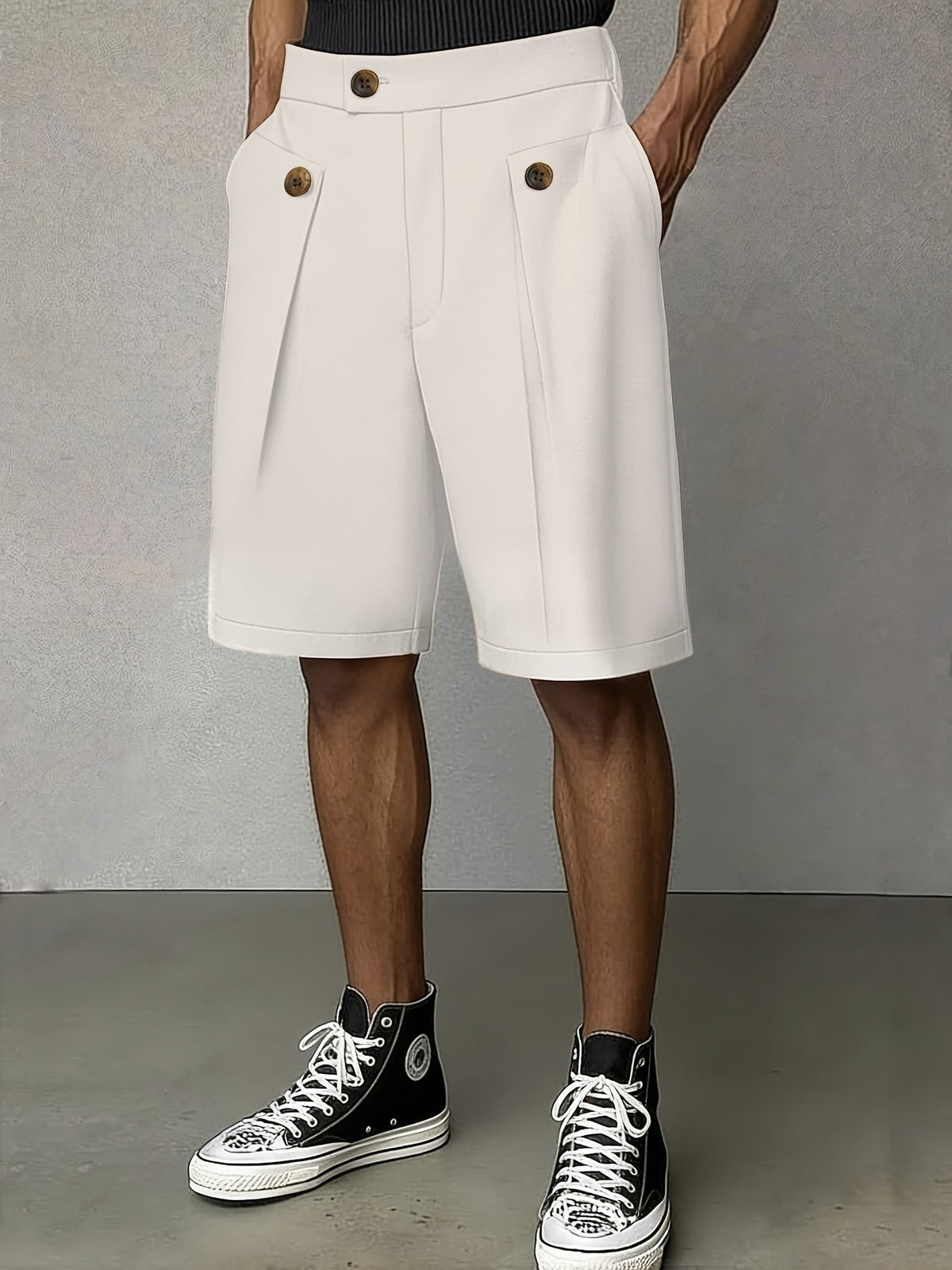 Barnaby | Tailored Pleated Shorts