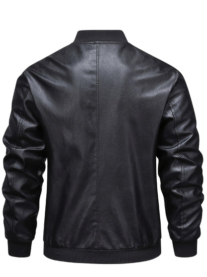 Calvin | Refined Zip-Up Bomber Jacket