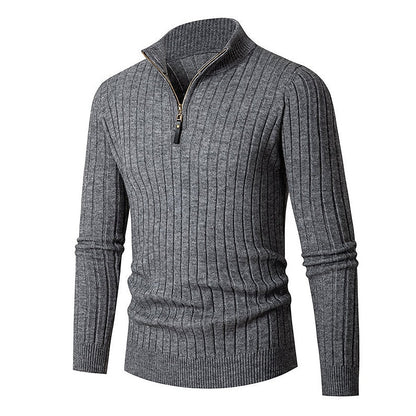 Grant | Ribbed Quarter-Zip Jumper