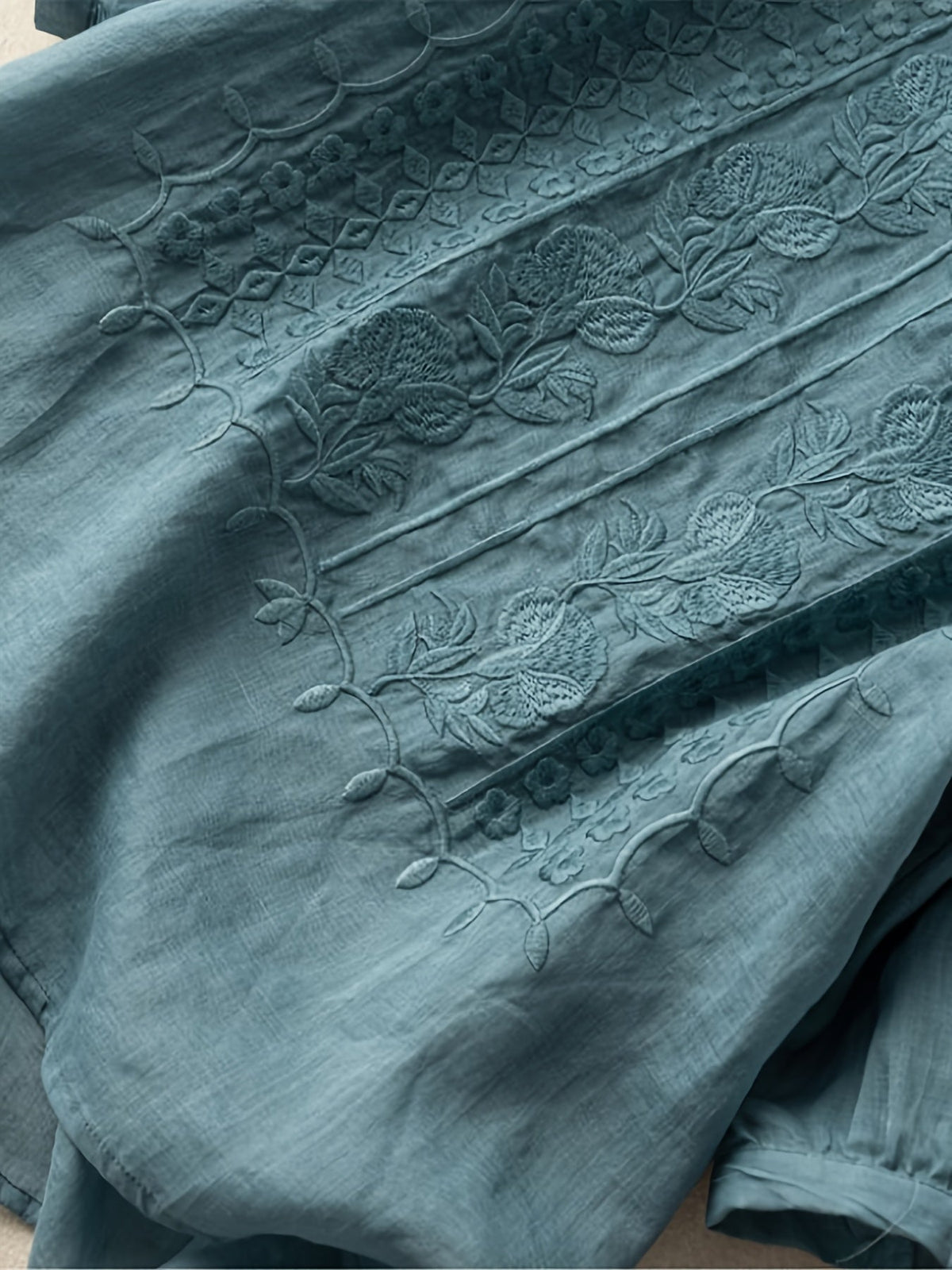 Rosetta | Embroidered Relaxed Blouse