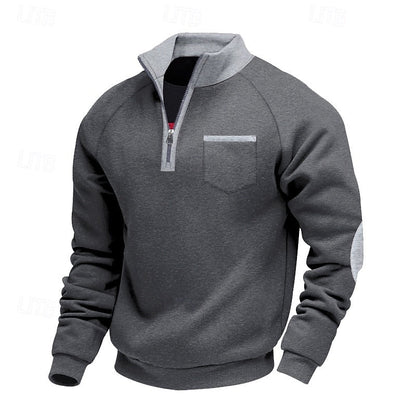 Jasper | Quarter-Zip Stand-Collar Pullover