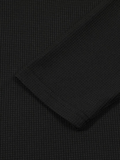 Dawson | Textured Long-Sleeve Henley Shirt