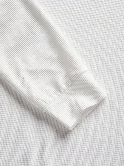 Oliver | Elbow-Patch Waffle-Knit Jumper