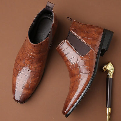 Caspian | Polished Chelsea Boots