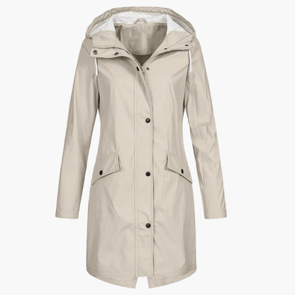 Lavinia | Weatherproof Longline Hooded Coat