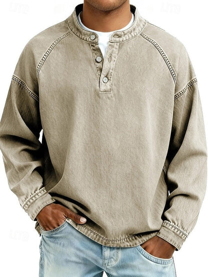 Dorian | Casual Vintage Long Sleeve Shirt
