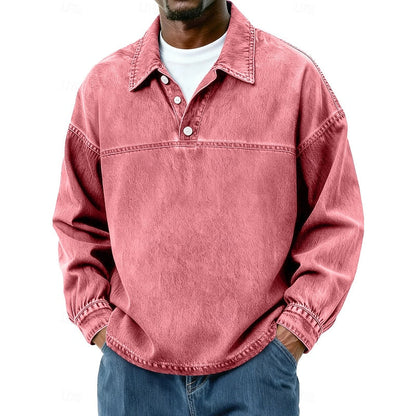 Rory | Relaxed Collared Pullover Shirt