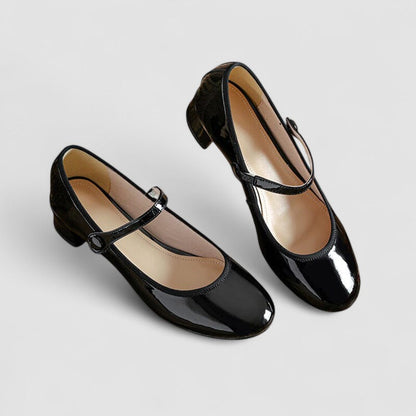 Felicia | Classic Patent Mary Jane Flats
