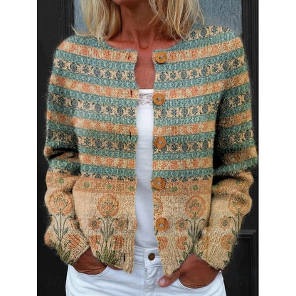 Louisa | Floral Button-Front Cardigan