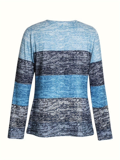 Marissa | Colour-Block Quarter-Zip Top
