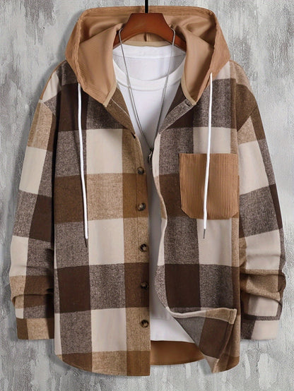Sawyer | Checked Hooded Jacket