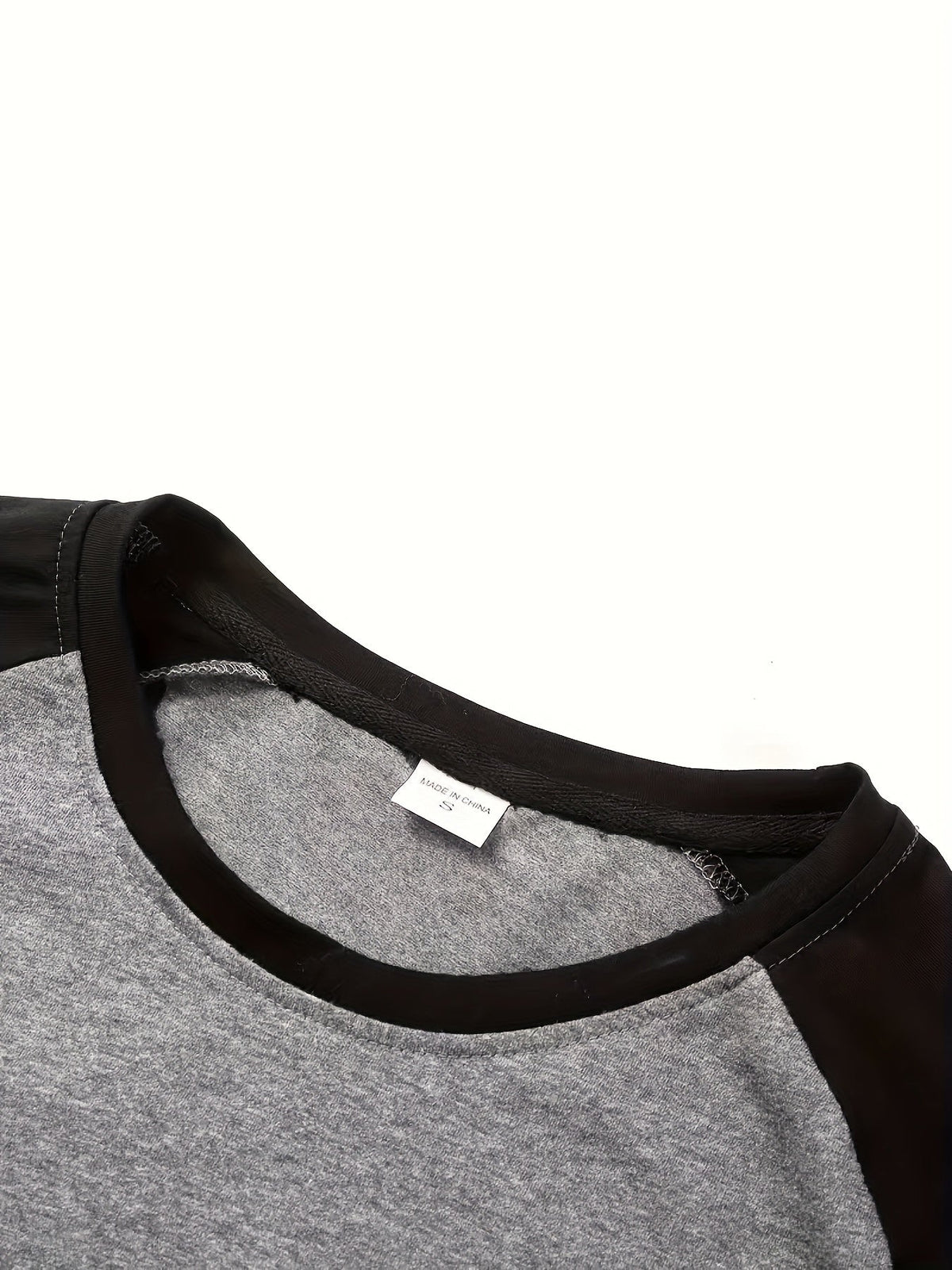 Roman | Two-Tone Raglan Long-Sleeve Top