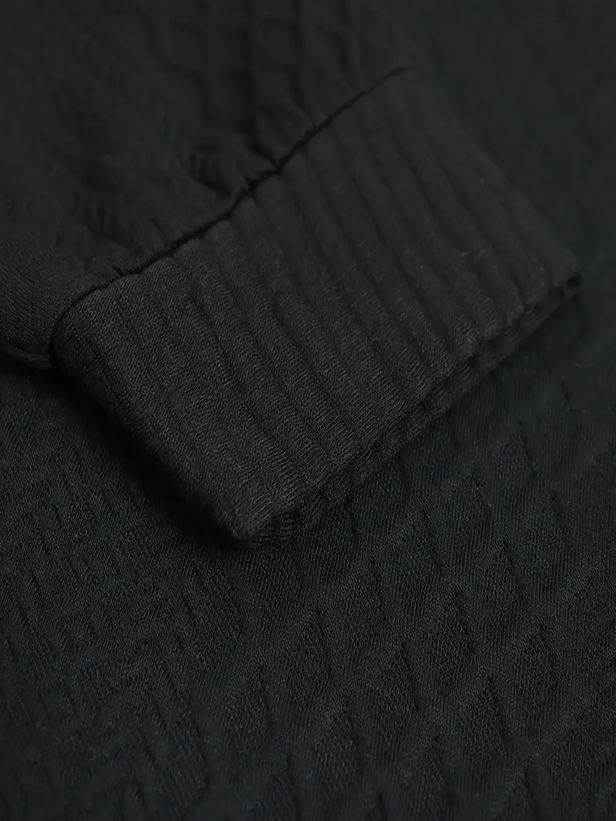 Gabriel | Textured Stand-Collar Jumper