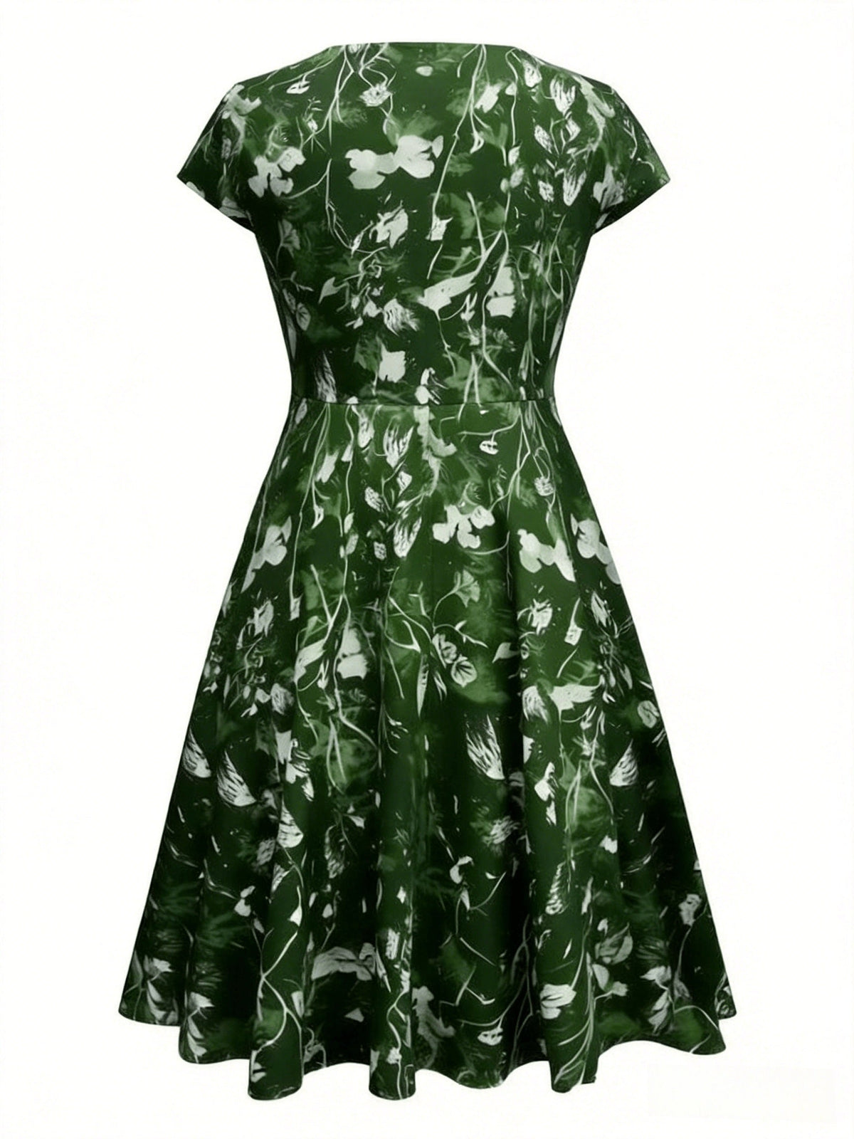 Nadine | Elegant Floral Midi Dress