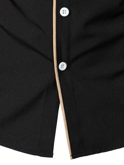 Brooks | Refined Contrast-Trim Shirt