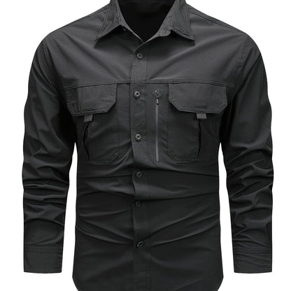 Hollis | Utility Long-Sleeve Cargo Shirt