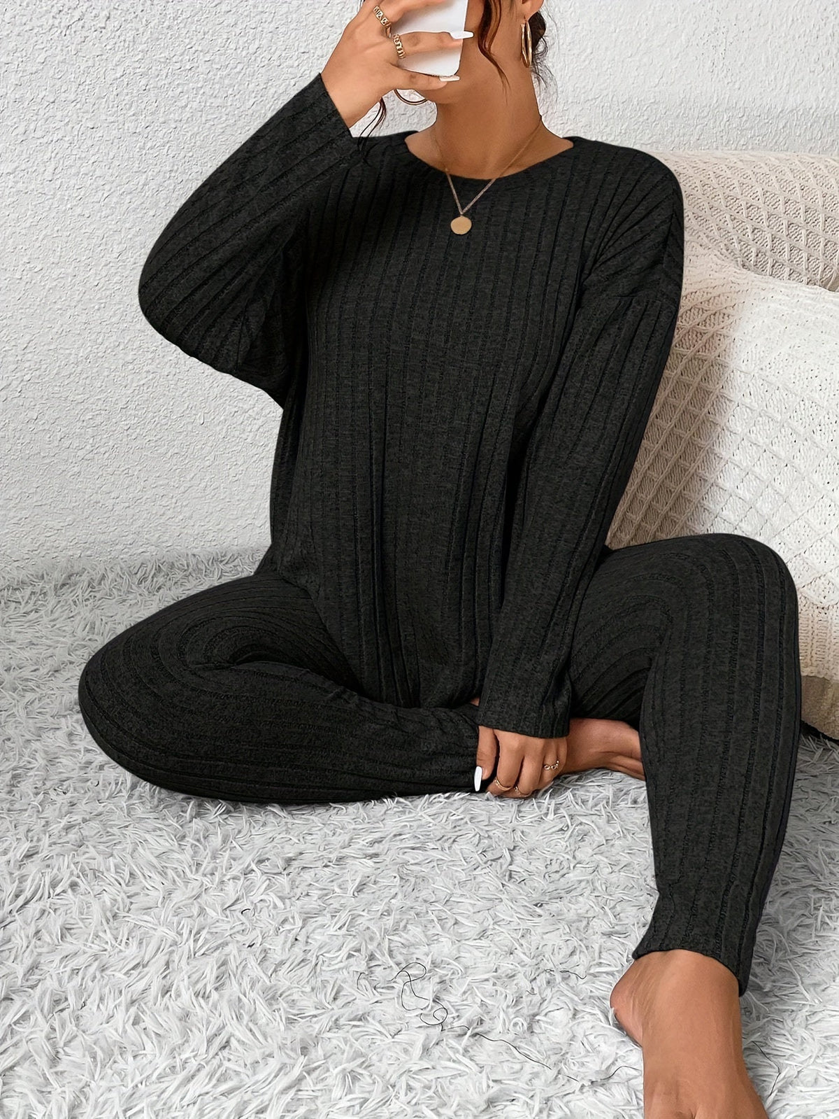 Bellamy | Relaxed Ribbed Two-Piece Set