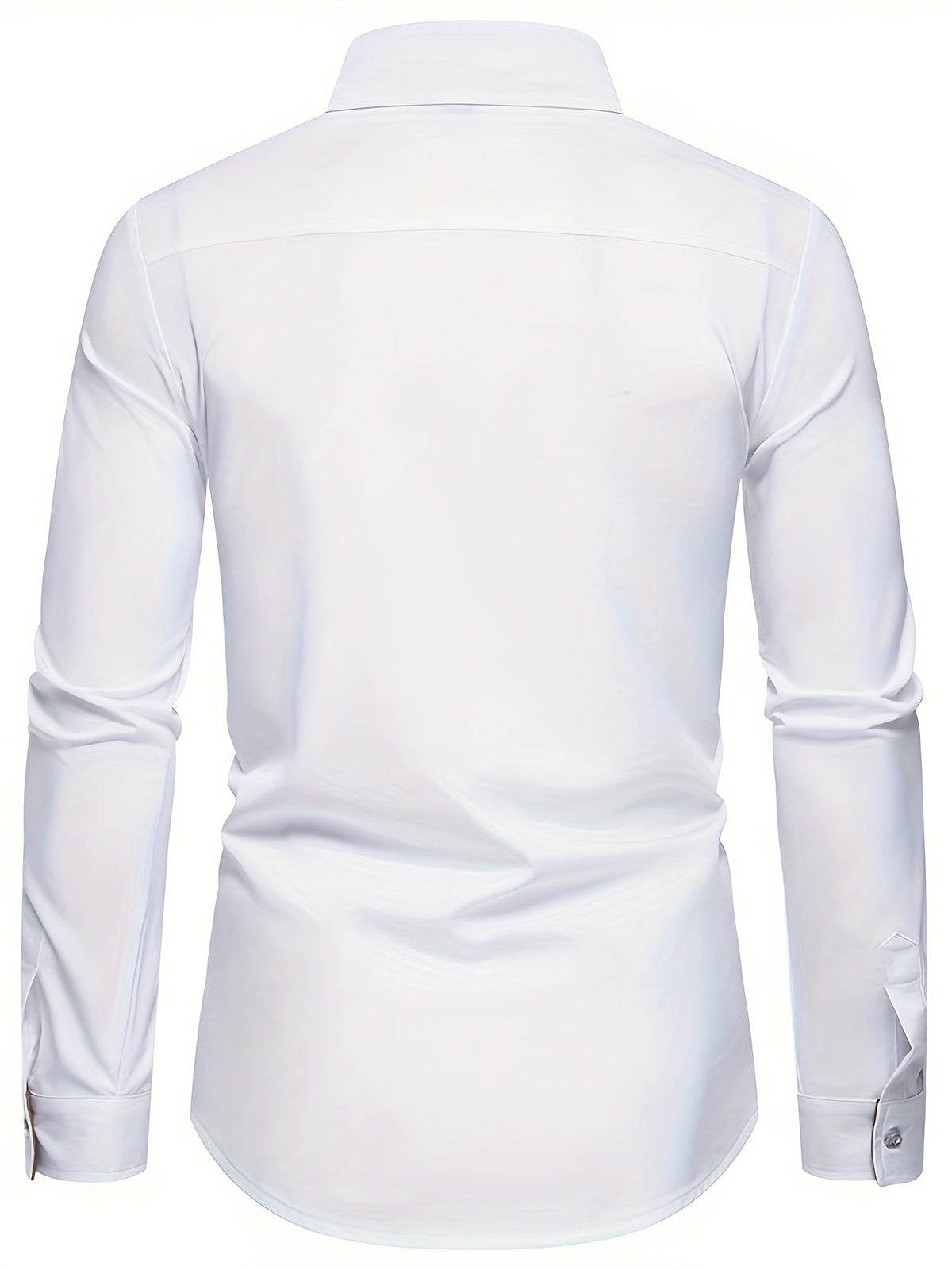 Dorian | Contrast-Trim Long Sleeve Shirt