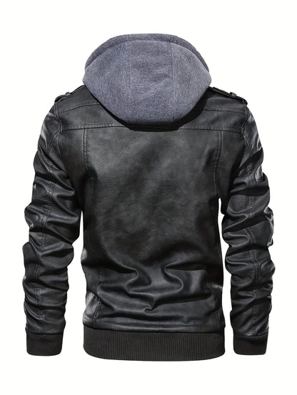 Roman | Hooded Moto Jacket