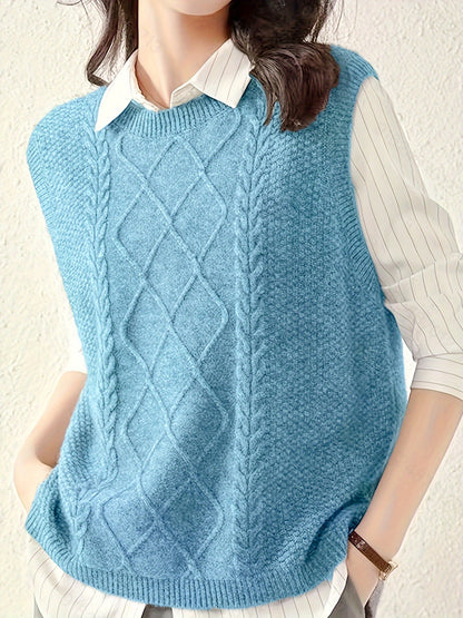 Eliza | Cable-Knit Vest