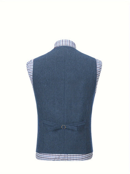 Rhodes | Heritage Herringbone Waistcoat