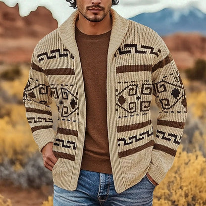Archer | Heritage Patterned Cardigan