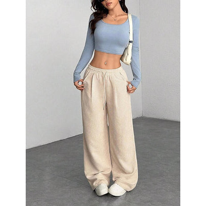 Della | Relaxed Wide-Leg High-Waist Trousers