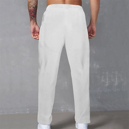 Dominic | Relaxed Ribbed Trousers