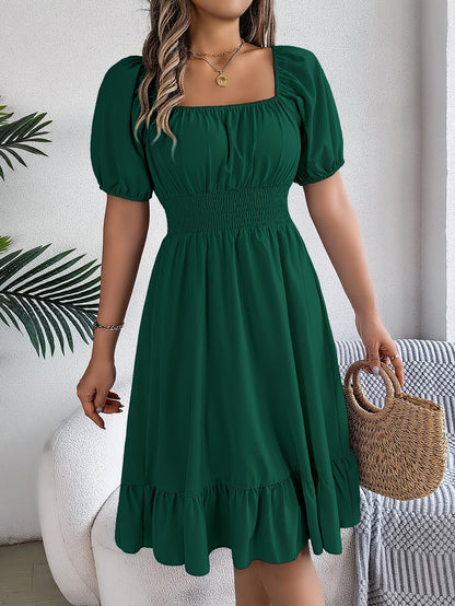 Mariselle | Stylish Puff Sleeves Dress