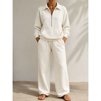 Beatrix | Relaxed Half-Zip Two-Piece Set