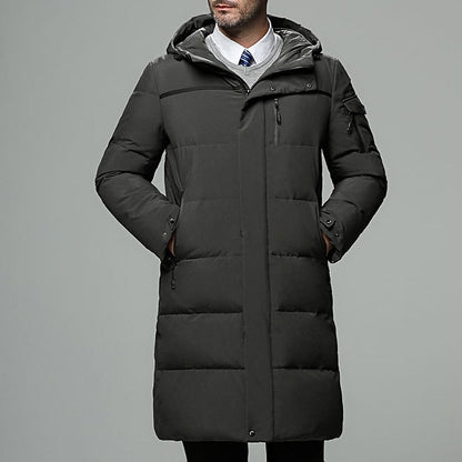 Gilbert | Hooded Longline Puffer Coat