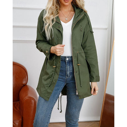 Matilda | Hooded Longline Utility Coat