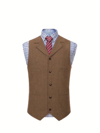 Rhodes | Heritage Herringbone Waistcoat