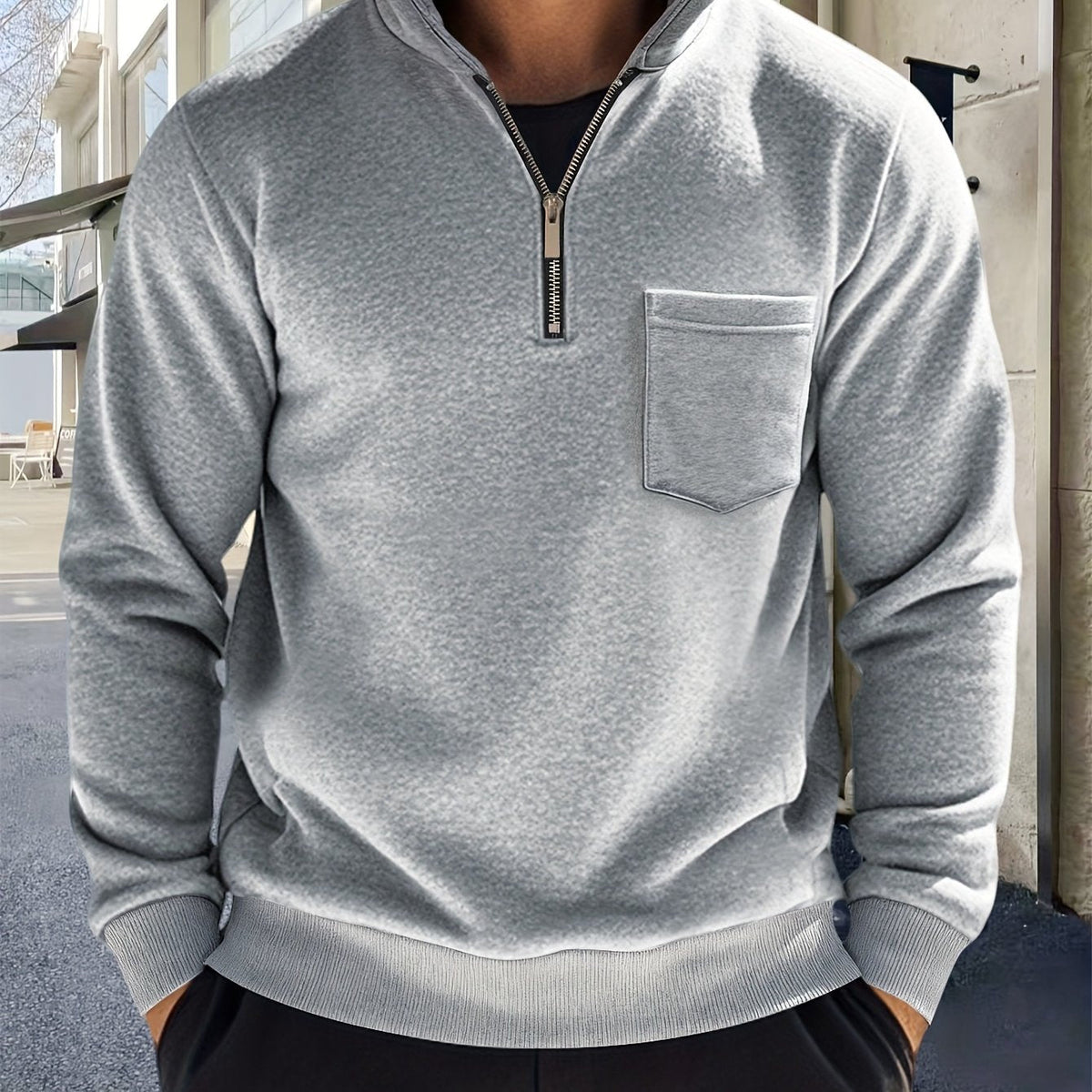 Oscar | Refined Half-Zip Pullover