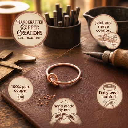 Ethal's Lace Copper Ring