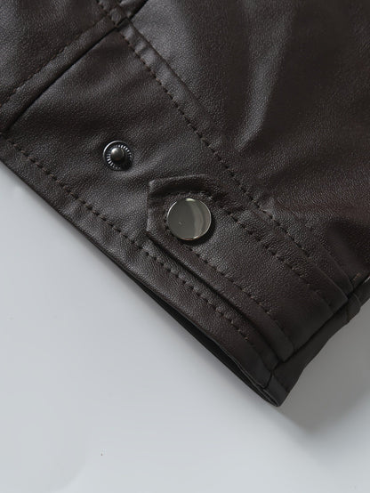 Wallace | Stand-Collar Moto Jacket