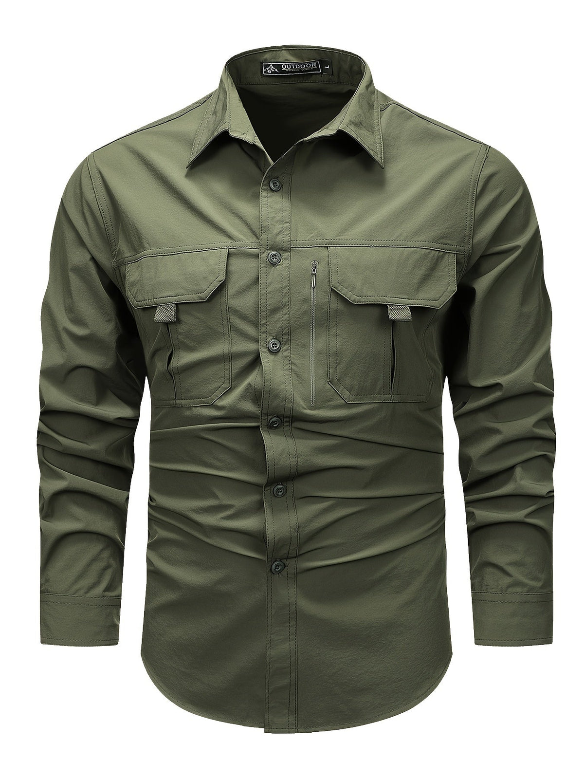 Hollis | Utility Long-Sleeve Cargo Shirt