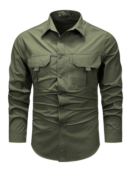 Hollis | Utility Long-Sleeve Cargo Shirt