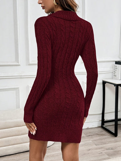 Vanessa | Halloween Button-Side V-Neck Dress