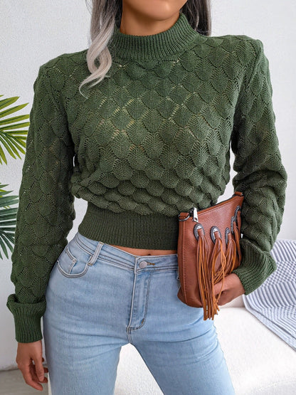 Maisie | Textured Cropped Jumper