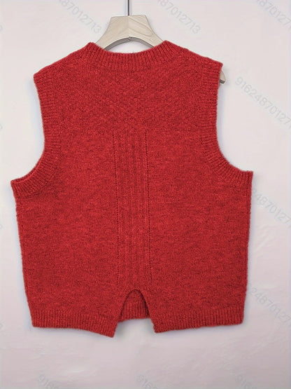 Eliza | Cable-Knit Vest